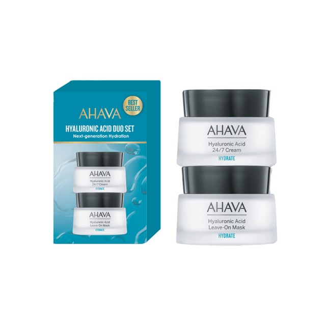 AHAVA - Duo Set Hyaluronic Acid 24/7 Cream (50ml) & Hyaluronic Acid Leave On Mask (50ml)