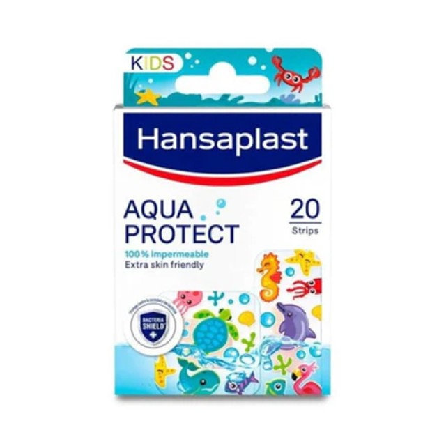 Hansaplast - Αδιάβροχα Αυτοκόλλητα Επιθέματα Aqua για Παιδιά ,20τμχ
