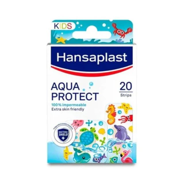 Hansaplast - Αδιάβροχα Αυτοκόλλητα Επιθέματα Aqua για Παιδιά ,20τμχ