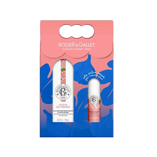 Roger & Gallet Promo Fleur de Figuier Beneficial Scented Water 30ml & Beneficial Solid Perfume 5g