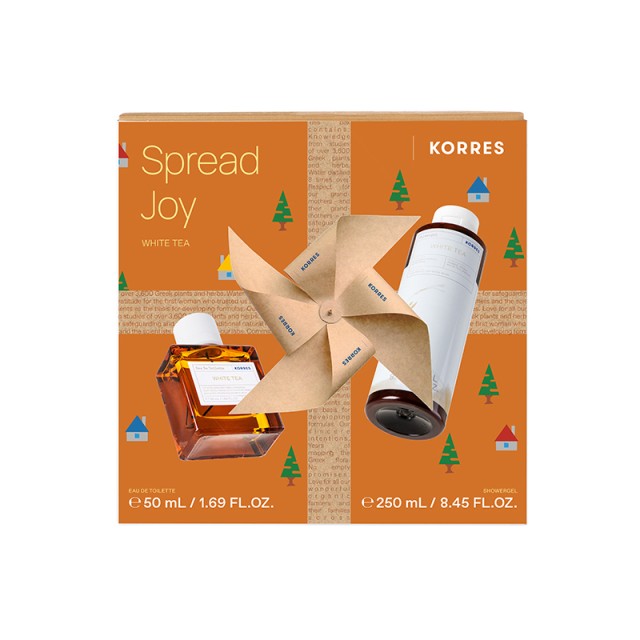 KORRES - Spread Joy White Tea Eau de Toilette (50ml) & White Tea Shower Gel (250ml)
