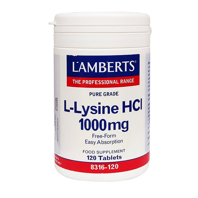 LAMBERTS - L-Lysine 1000mg | 120tabs