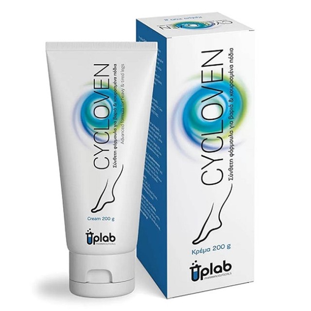 Uplab Uplab Cycloven Cream-Κρέμα για Κουρασμένα Άκρα, Κιρσούς & Ευρυαγγείες, 200gr