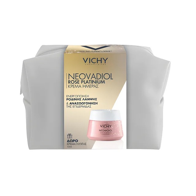 Vichy Promo Neovadiol Rose Platinium Κρέμα Φροντίδας της Επιδερμίδας 50ml & Δώρο Neovadiol Magistral Night Cream Κρέμα Νύχτας 15ml & Νεσεσέρ