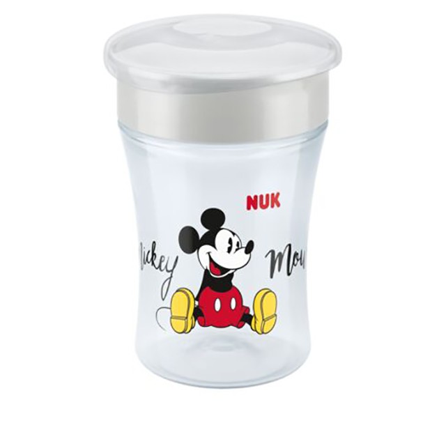 NUK - Disney Mickey Mouse Magic Cup με χείλος και καπάκι 8m+ | 230ml