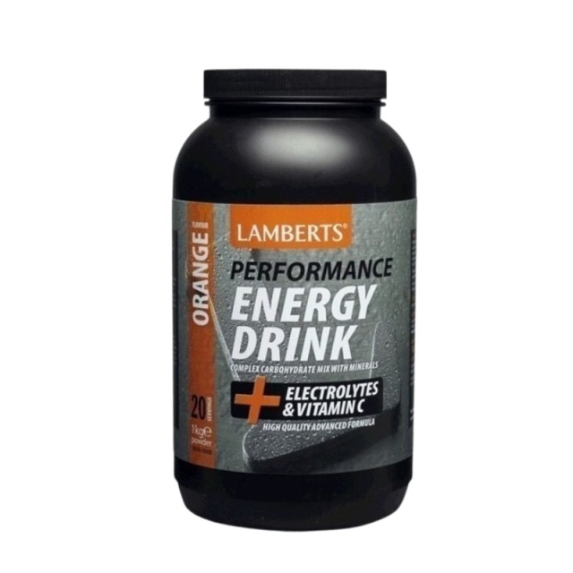 Lamberts Performance Energy Drink Electrolytes & Vitamin C Πορτοκάλι 1000gr