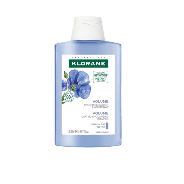 KLORANE - Shampooing aux Fibres de Lin για Όγκο | 200ml