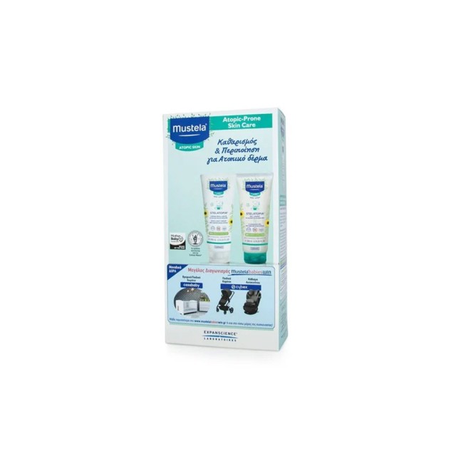 MUSTELA - Promo Stelatopia Cleansing Gel (200ml) & Stelatopia Emolient Crème (200ml)