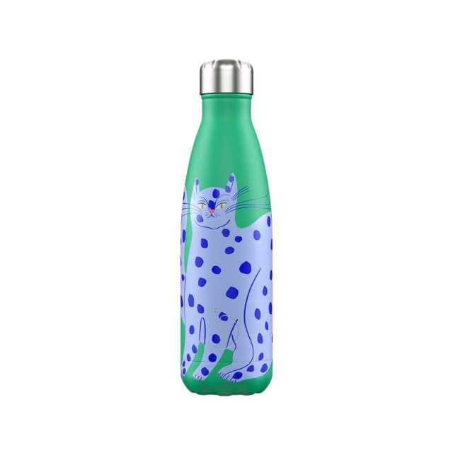  CHILLYS - Bottle Artistic Series Blue Cat | 500ml