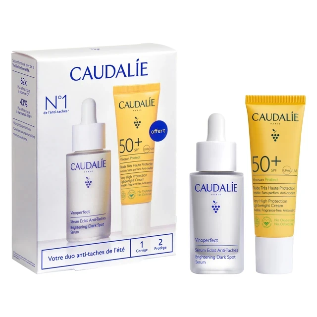 Caudalie Vinoperfect Radiance Serum Ορός Κατά των Πανάδων 30ml & Δώρο Vinosun Ocean Protect Fluide Αντηλιακή Προσώπου SPF50+ 20ml