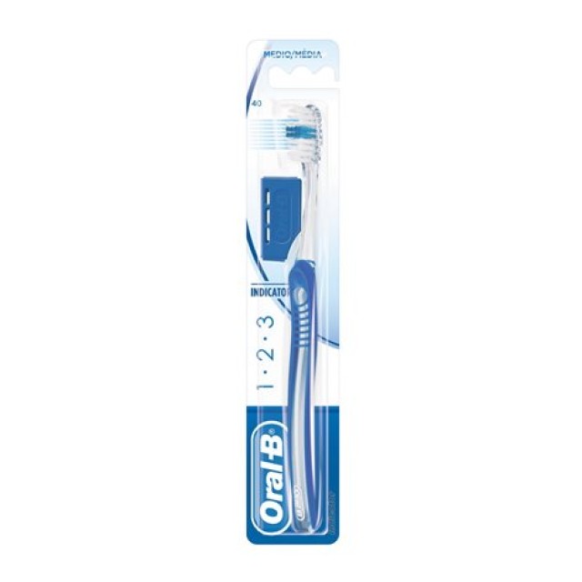 ORAL-B - Indicator Toothbrush Medium 1-2-3 40mm | 1τμχ