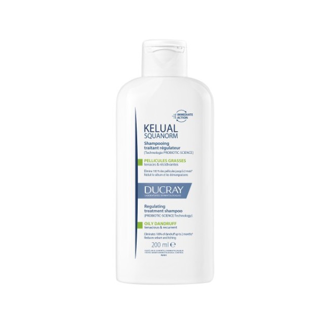 Ducray Kelual Squanorm Oily Dandruff Shampoo, 200ml
