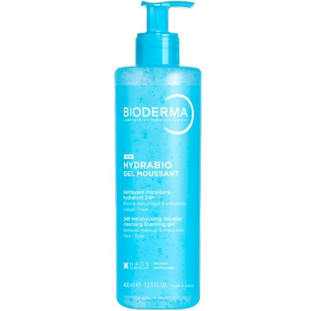 Bioderma Hydrabio Gel Moussant Face & Eyes 400ml