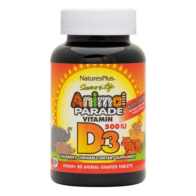 NATURES PLUS - Animal Parade Vitamin D3 500IU | 90tabs