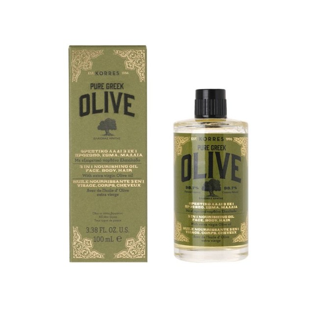 KORRES - Pure Greek Olive 3 In 1 Nourishing Oil | 100ml