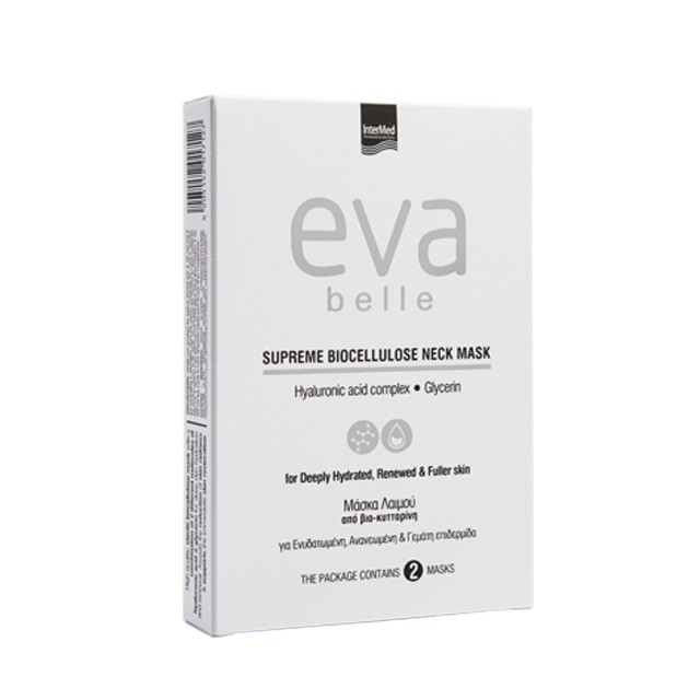 INTERMED - Eva Belle Supreme Biocellulose Neck Mask | 2x15ml