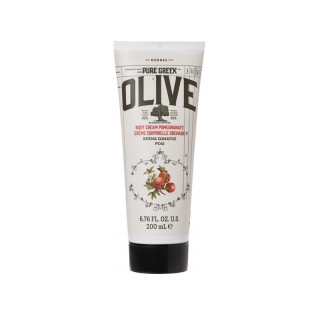 KORRES - Pure Greek Olive Body Cream Pomegranate | 200ml