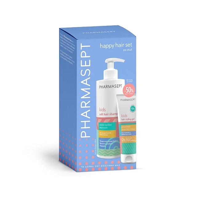 Pharmasept Promo Kids Soft Hair Shampoo 400ml & Hair Styling Gel 100ml