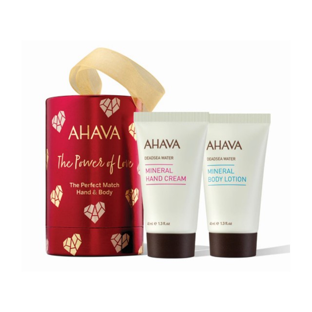 AHAVA - The Perfect Match Hand & Body Mineral Hand Cream (40ml) & Body Lotion (40ml)