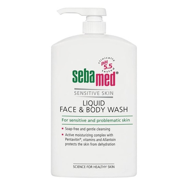 Sebamed Liquid Face & Body Wash 1000ml