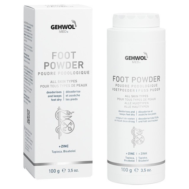 Gehwol Med Foot Powder – Πούδρα Ποδιών Για Υγρασία & Κακοσμία, 100g