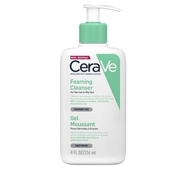 CeraVe - Foaming Cleanser for Normal to Oily Skin | 236ml