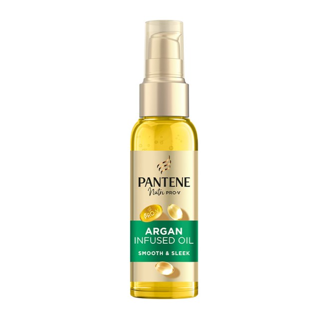 Pantene Pro-V Λάδι Μαλλιών Argan Infused Oil Smooth & Sleek 100ml