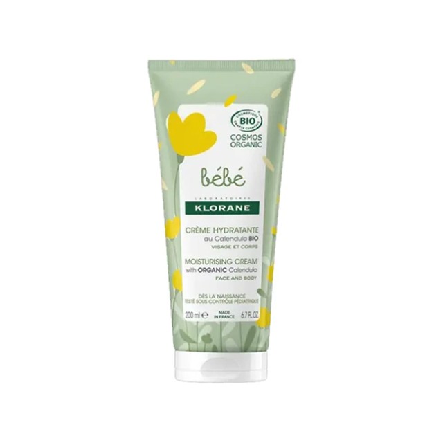 KLORANE - Bebe Moisturizing Cream with Organic Calendula for Face and Body | 200ml
