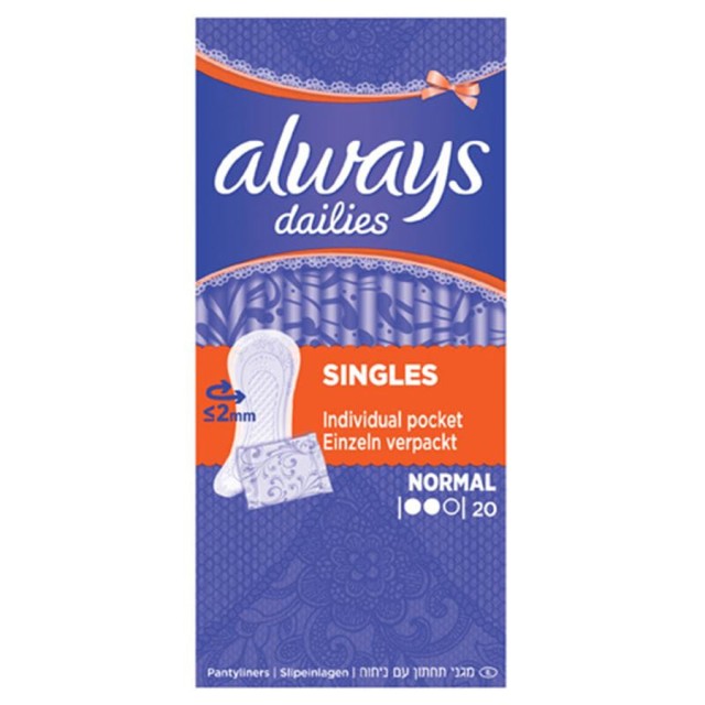 ALWAYS - Dailies Nsingles normal | 20τμχ