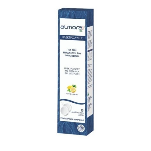 ELPEN - Almora Plus Electrolytes Λεμόνι | 15 αναβράζοντα δισκία 