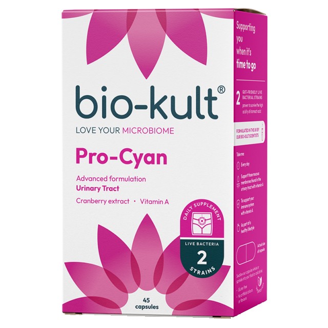 Bio-Kult Pro-Cyan Συμπλήρωμα Διατροφής Για Το Ουροποιητικό, 45 κάψουλες