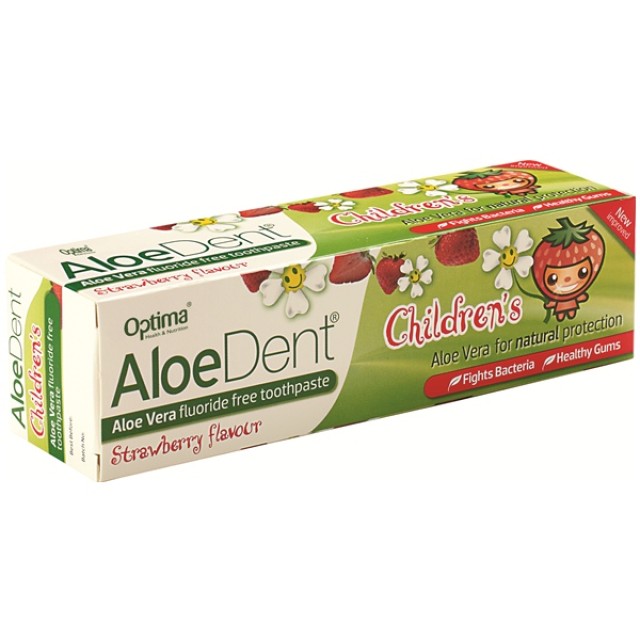 OPTIMA - Aloe Dent Strawberry Childrens Toothpaste | 50ml