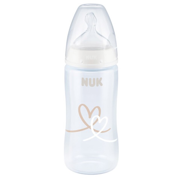 NUK -  First Choice Plus PP Flow Control 6-18m Heart (10.741.088) | 300ml