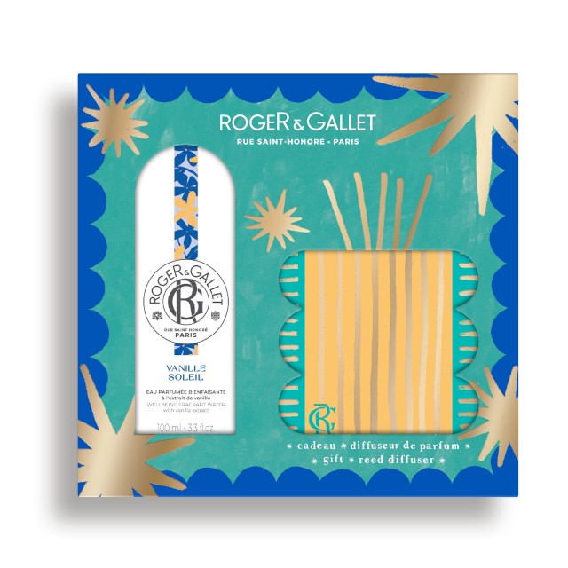 Roger & Gallet Set Vanille Soleil Eau Parfumee Bienfaisante Γυναικείο Άρωμα 30ml & ΔΩΡΟ Αρωματικό Χώρου