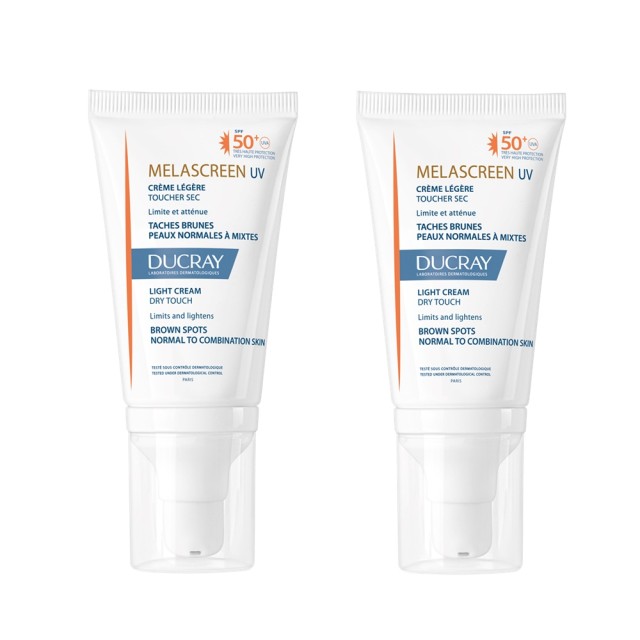 DUCRAY - Melascreen UV Light Cream SPF50+ | 2x40ml