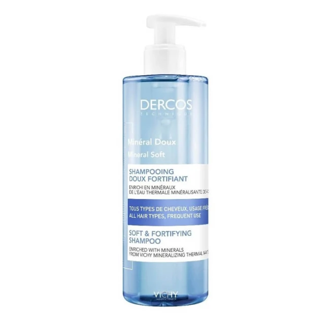 VICHY - Dercos Mineral Shampoo Σαμπουάν καθημερινής χρήσης | 400ml