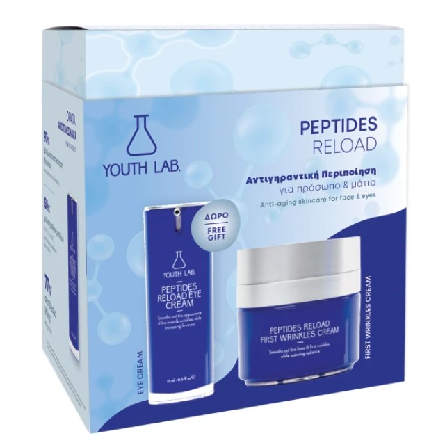 Youth Lab. Promo Peptides Reload First Wrinkles Cream, 50ml & Eye Cream, 15ml