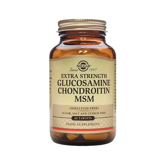 Solgar Extra Strength Glucosamine Chondroitin MSM 60tabs