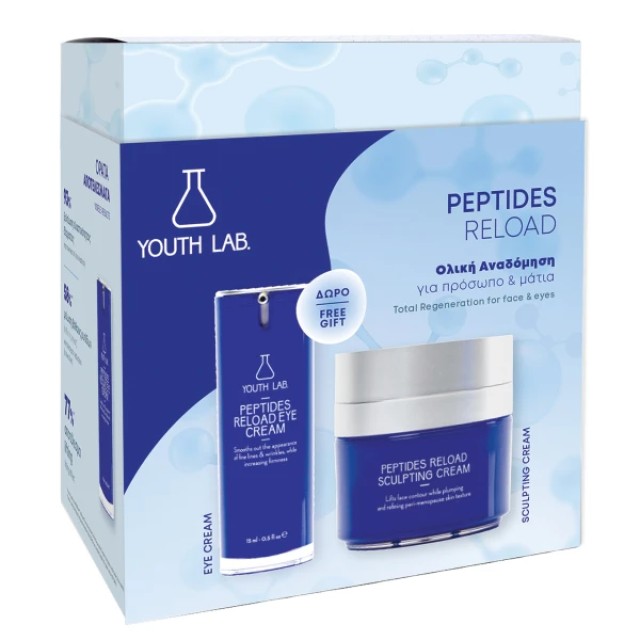 Youth Lab. Promo Peptides Reload Sculpting Cream, 50ml & Eye Cream, 15ml