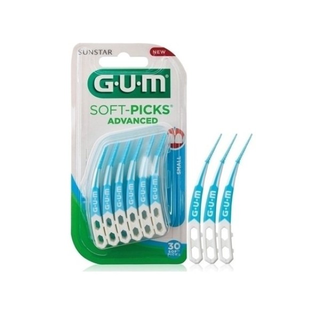 GUM - 649 Soft Picks Advanced Small | 30τμχ