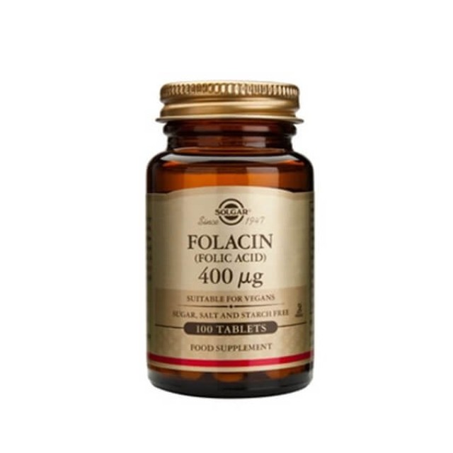 SOLGAR - Folacin (Folic Acid) 400μg | 100tabs