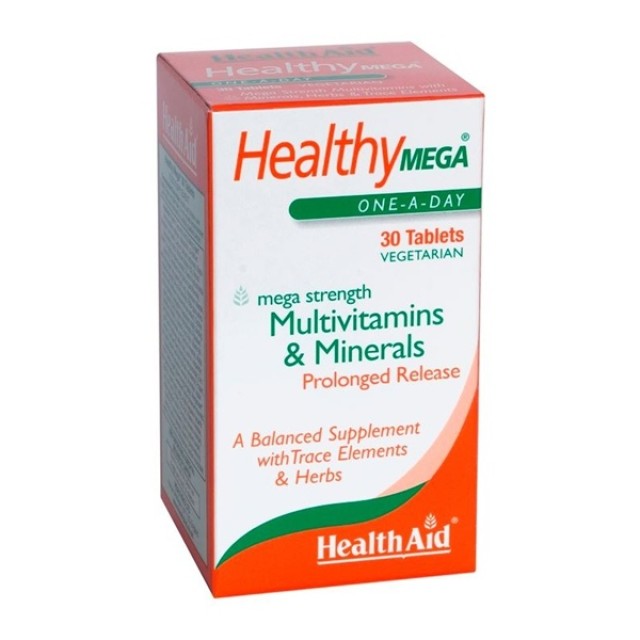 HEALTH AID - Healthy MEGA Multivitamin & Minerals | 30tabs