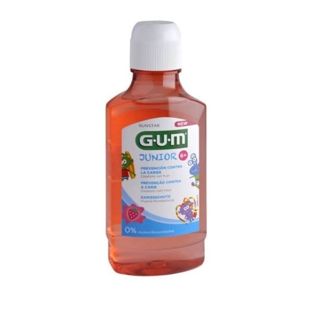 GUM - Junior Rinse 6+ Φράουλα (3022) | 300ml