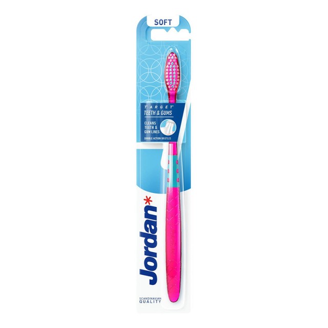 JORDAN - Target Teeth Gums Toothbrush Soft Pink (1τμχ)