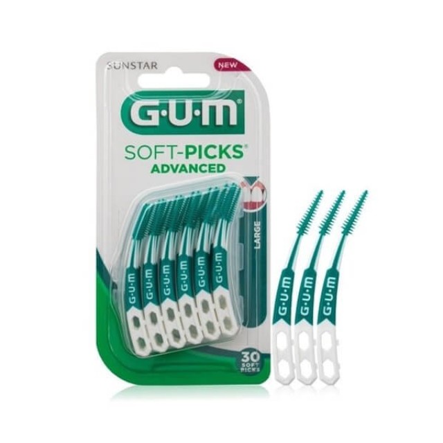 GUM - 651 Soft Picks Advanced Large | 30τμχ