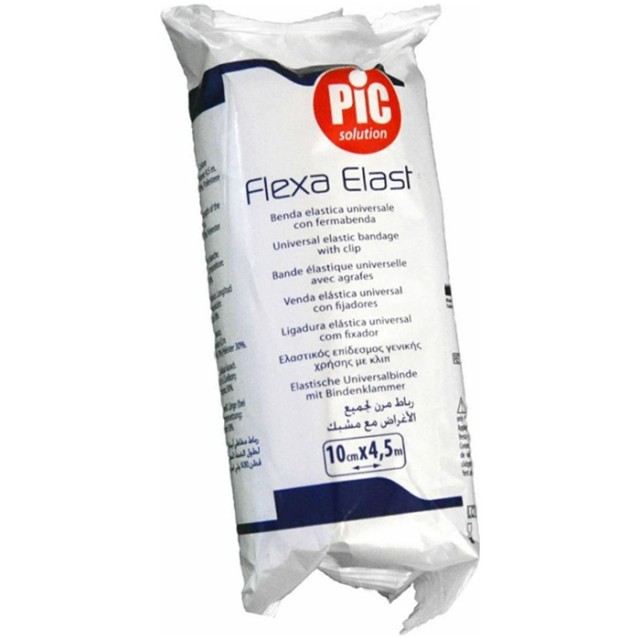 Pic Solution Flexa Elast, Ελαστικός Επίδεσμος Στήριξης 10cm x 4.5m, 1 τεμάχιο