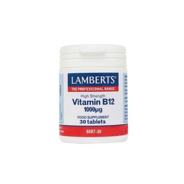 LAMBERTS - Vitamin B12 1000μg | 30tabs