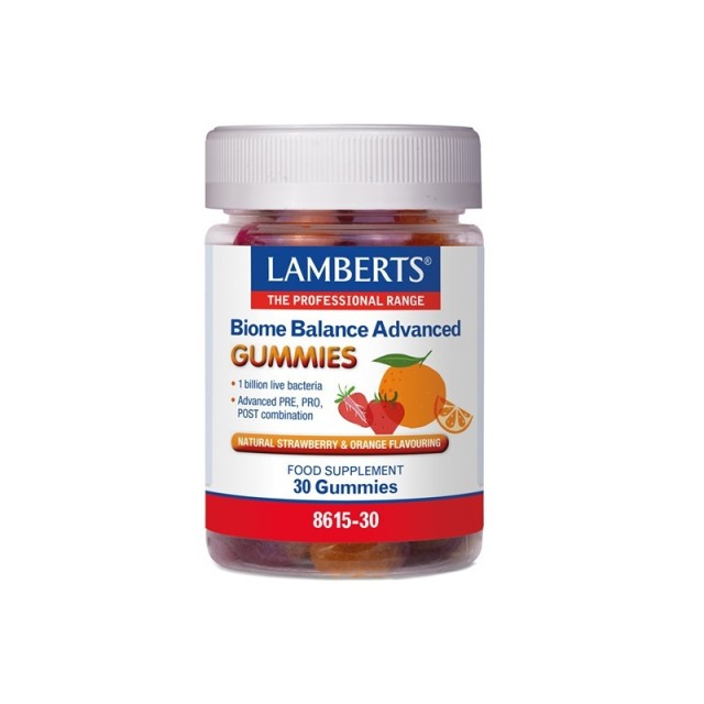 Lamberts Biome Balance Advanced με Προβιοτικά & Πρεβιοτικά 30 Ζελεδάκια