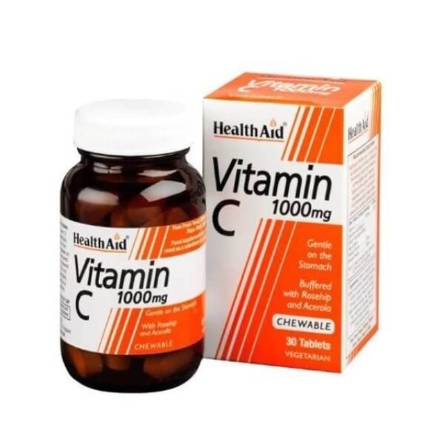 HEALTH AID - Vitamin C 1000mg Chewable | 30tabs