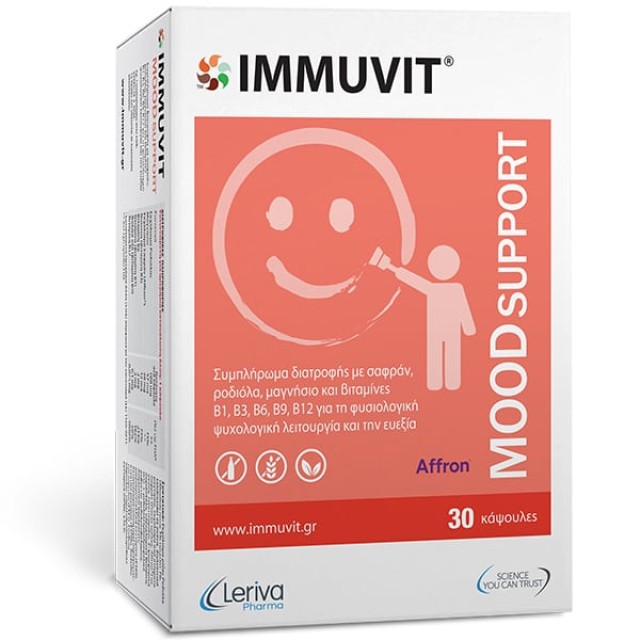 Leriva Pharma Immuvit Mood Support, 30caps